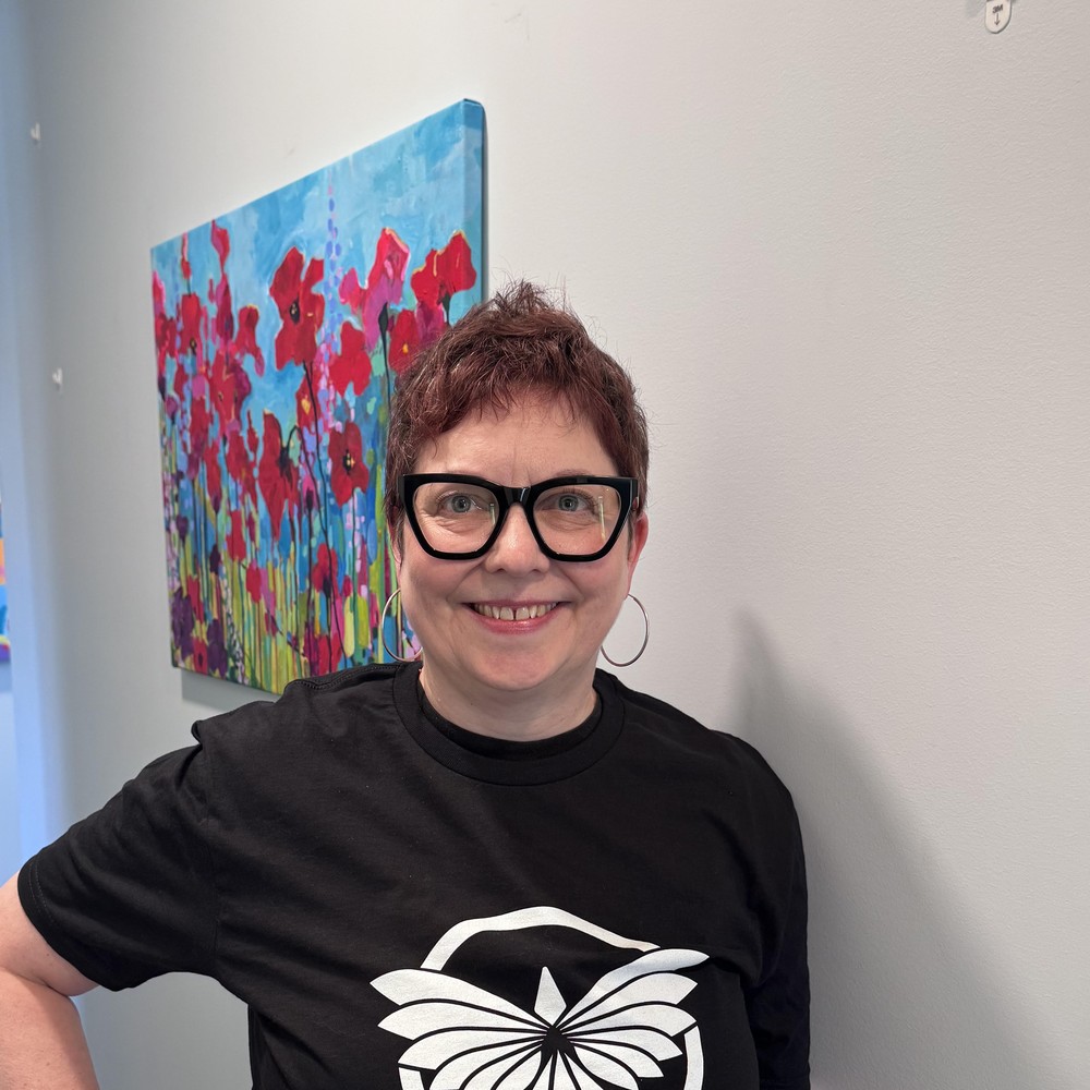 Holly Keeler, chair yoga instructor at Vangool Wellness